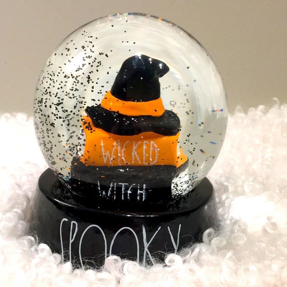 Rae Dunn Spooky Wicked Witch Hat Snow Globe